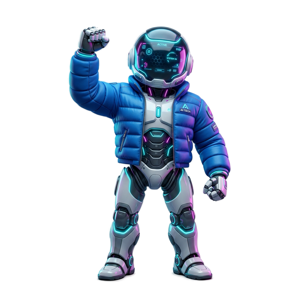 VoxGov AI Robot Mascot
